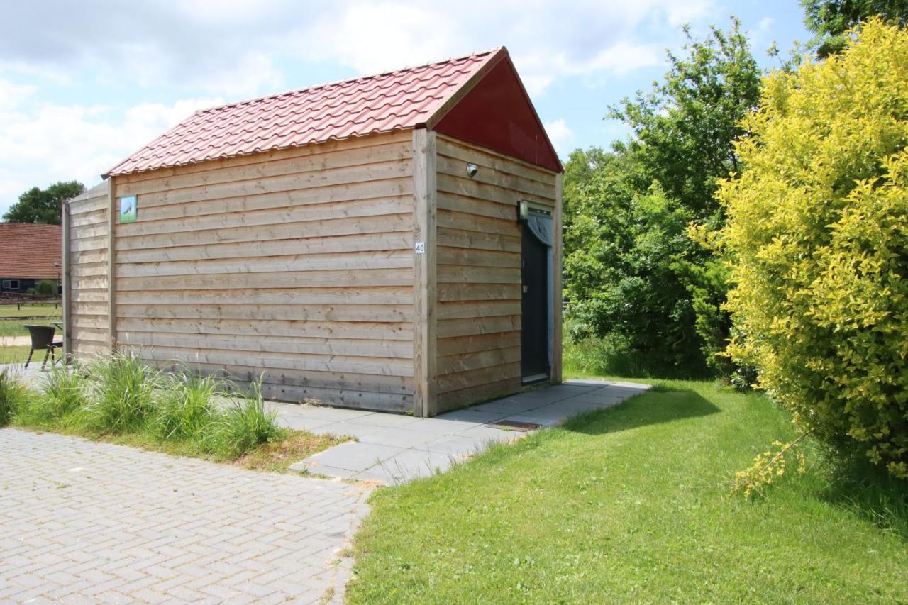 Tiny Cottage op Camping De stal Drijber Exteriör bild